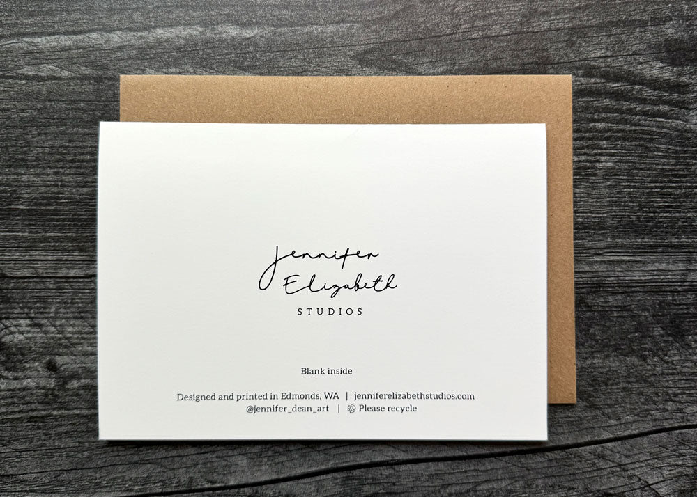A Night in Edmonds Greeting Card