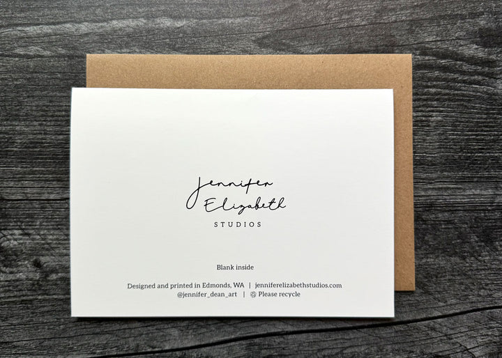 A Night in Edmonds Greeting Card