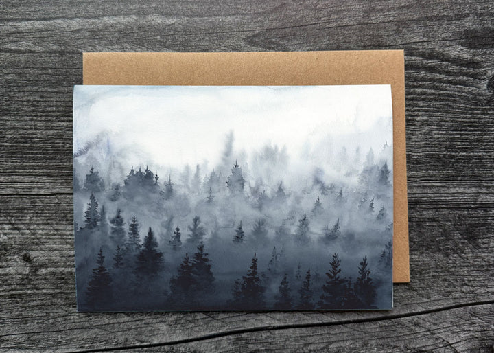 Evergreen Blues Greeting Card