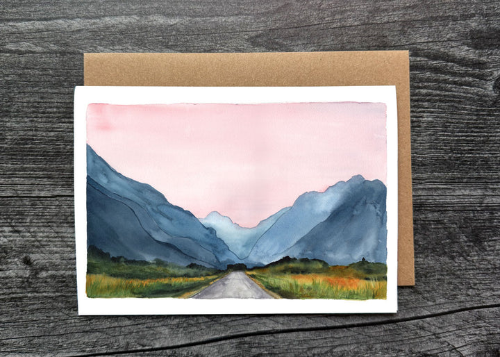 The Open Road Greeting Card